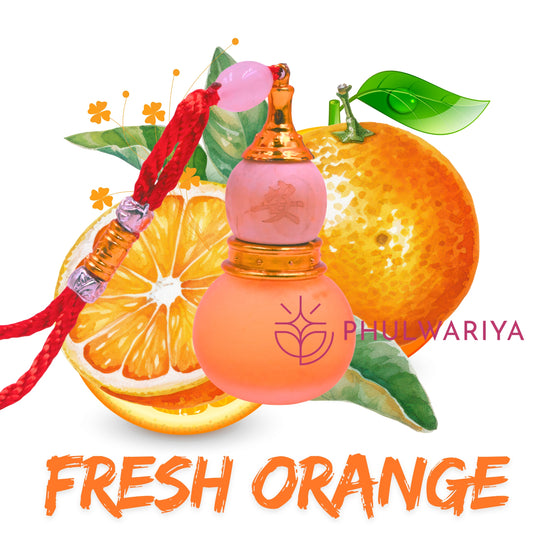 Phulwariya Car Air Freshener | Hanging Glass Bottle | Long-Lasting Fragrance for 28+ Days